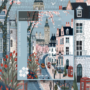 Spring Scene in London Jigsaw Puzzle 1000 Pieces